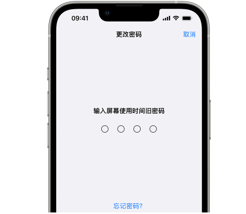 宁县iPhone屏幕维修分享iPhone屏幕使用时间密码忘记了怎么办 