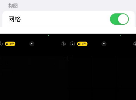 宁县苹果手机维修网点分享iPhone如何开启九宫格构图功能