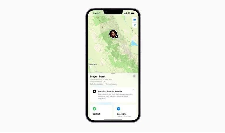 宁县苹果14维修分享iPhone14系列中 FindMy功能通过卫星分享位置方法教程 