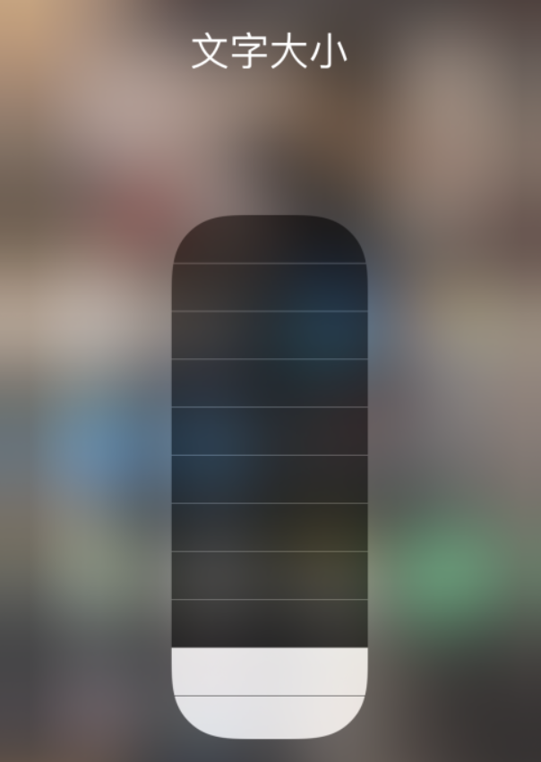 宁县苹果手机维修分享小技巧：在 iPhone 控制中心快速调节字体大小 